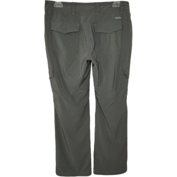 Eddie Bauer Fleece-Lined Pants - Grey/Fuchsia - 2P - Picture 4 of 8